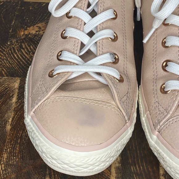 Converse All Stars Pink and Rose Gold Size 8 - Picture 3 of 6